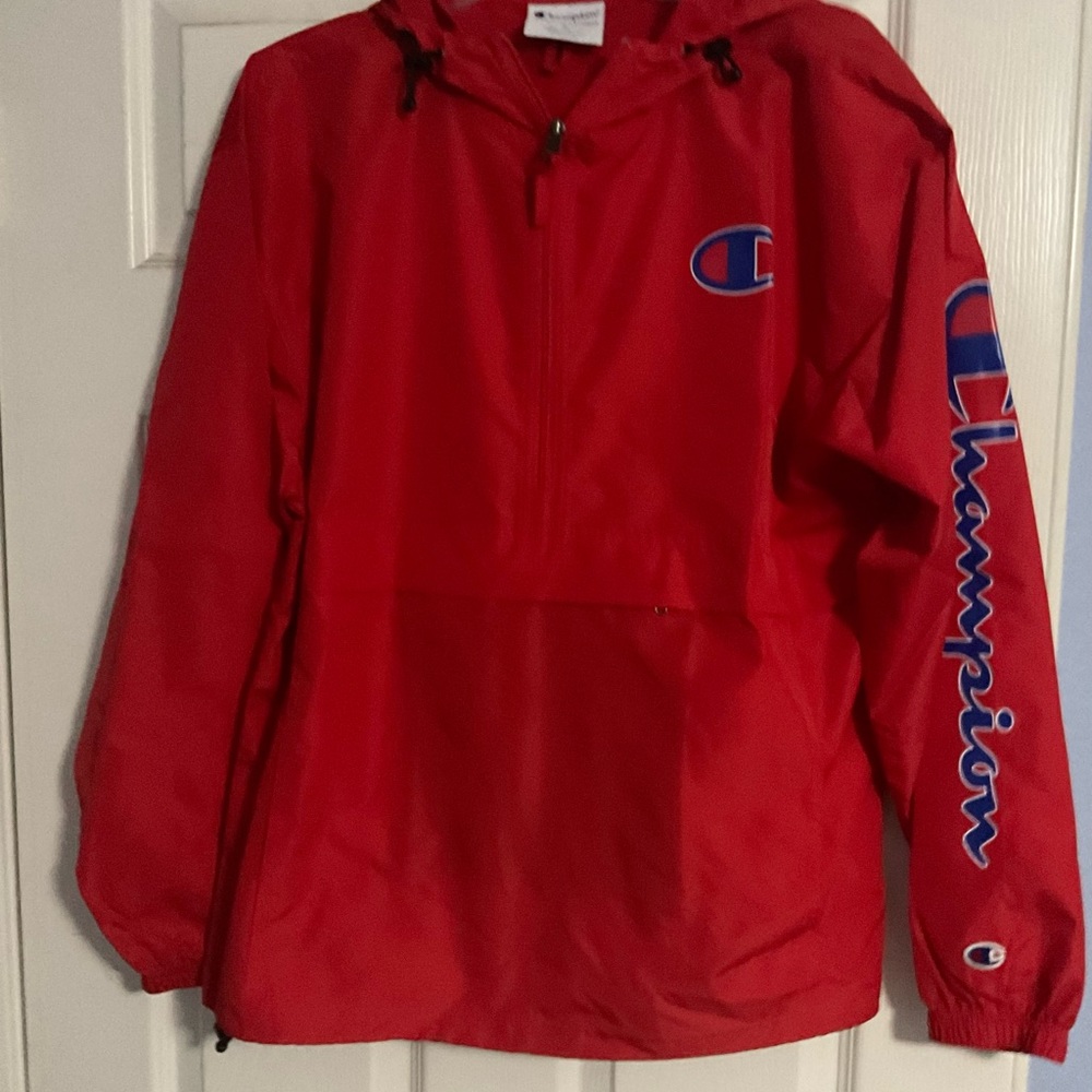 Unisex Red Champion Windbreaker